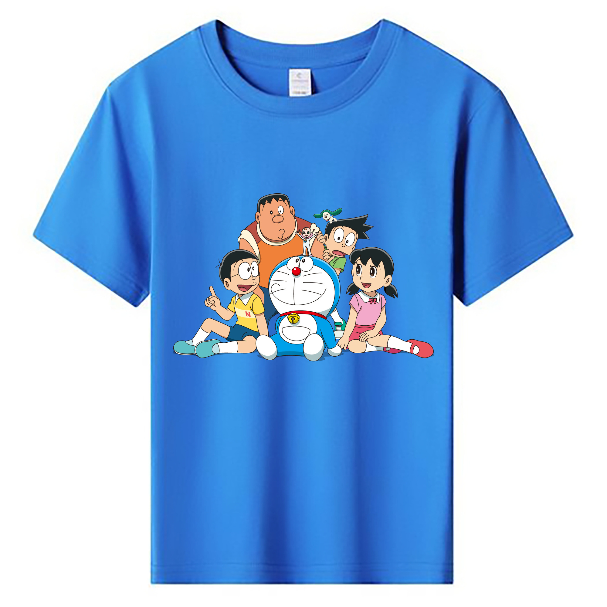 （画像用） ドラえもん Doraemon 綿100％キッズTシャツ（フロントプリント）